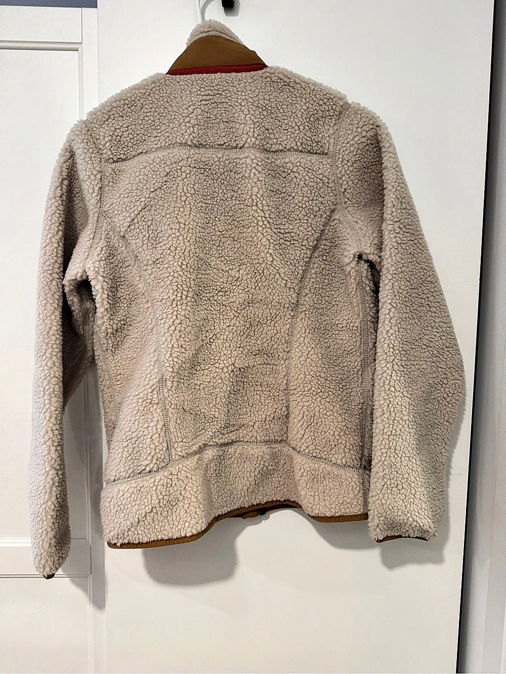 Patagonia Women'Small Classic Retro-X Jacket Beige & Brown Size Small - Picture 3 of 5